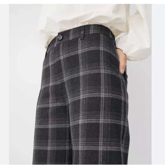 & Other Stories Paris Atelier Plaid Wool Pants - Picture 4 of 13